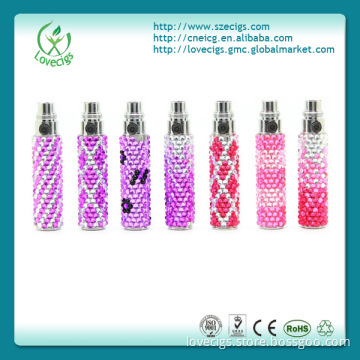 Fashionable Crystal Battery and Diamond Battery rainbow ego battery